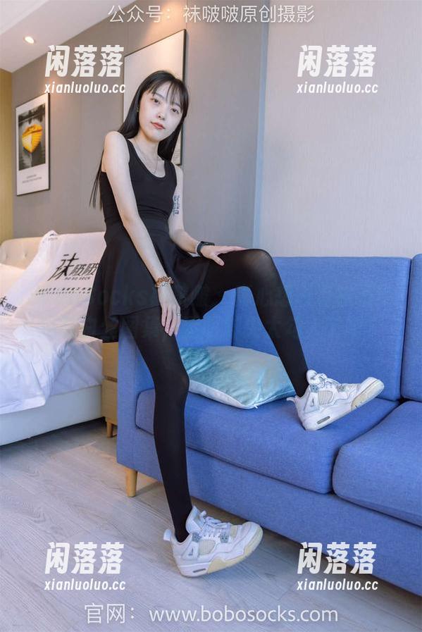 BoBoSocks袜啵啵-稚予 BoBoSocks袜啵啵 - 真心想占有稚予的定制白丝图集,透明脚尖太勾人了吧?