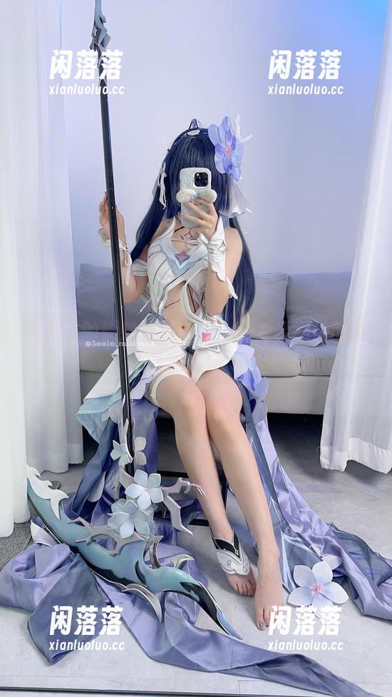 Seele麦麦 套图里的蝴蝶舞蹈:Seele麦麦和她的奇幻海域